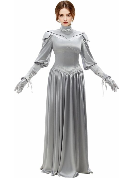 Other - Medieval Knight Dress Set for Women | Renaissance Costume with Gloves & Armor